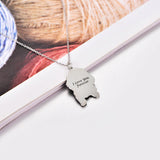 925 Sterling Silver Personalized Engraved Pets Photo Necklace Adjustable 16"-20