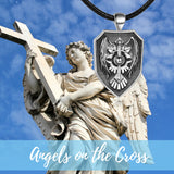 St Michael Guardian Angel Pendant Necklace 925 Sterling Silver