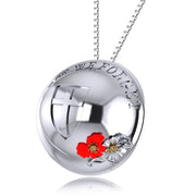 unique [lest we forget] helmet necklace brooch by one ,stunning masterpiece handcrafted 925 silver of British Spirit Dunkirk